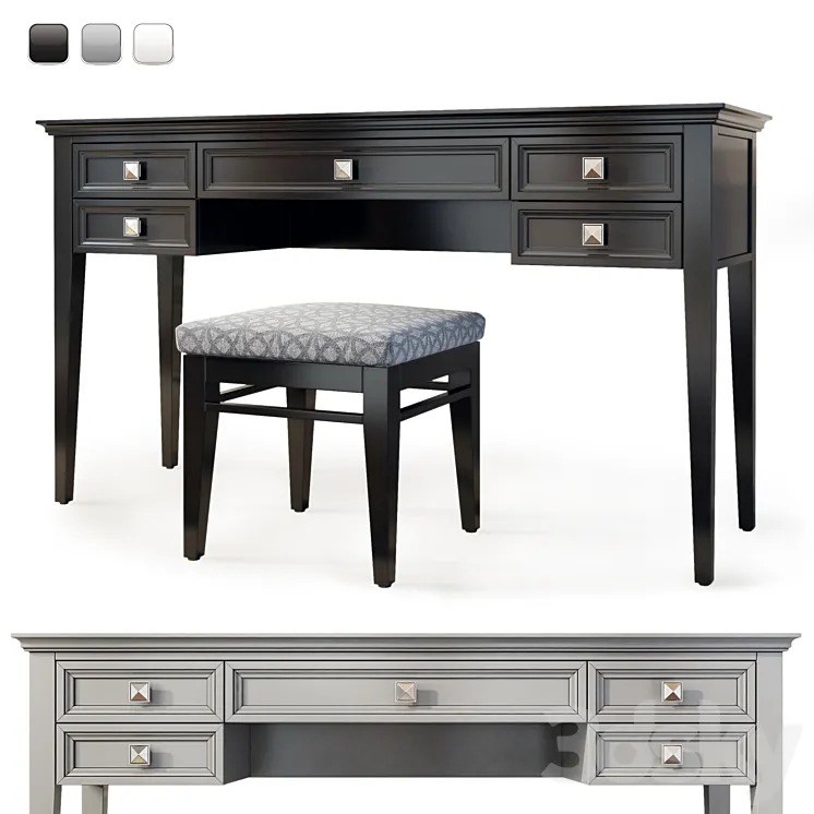 Dressing table RFS Brooklyn. Dressing table by MebelMoscow 3DS Max