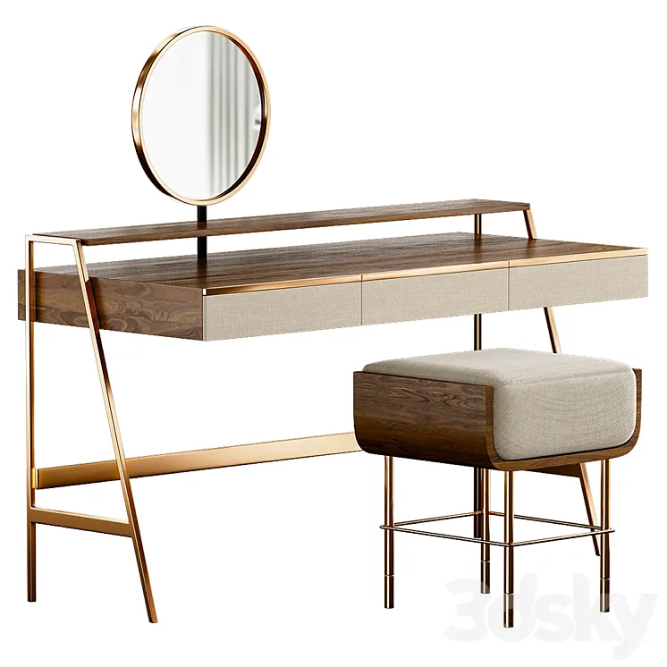 Dressing table VENERE By Gallotti & Radice 3DS Max