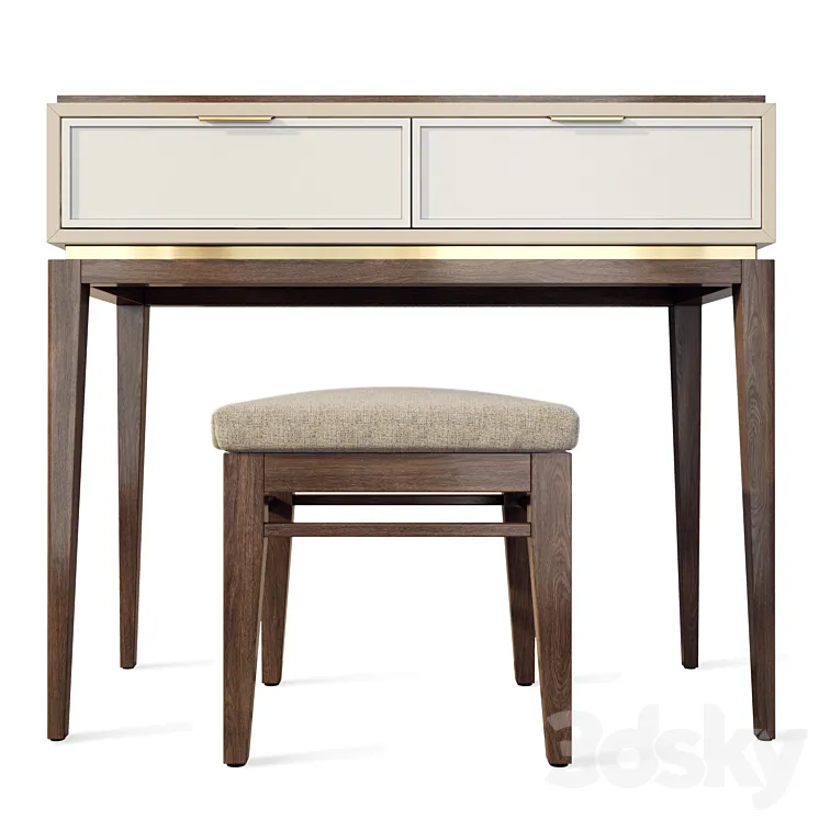 Dressing table Vermont. Vanity by Wooden Kors. 3DS Max