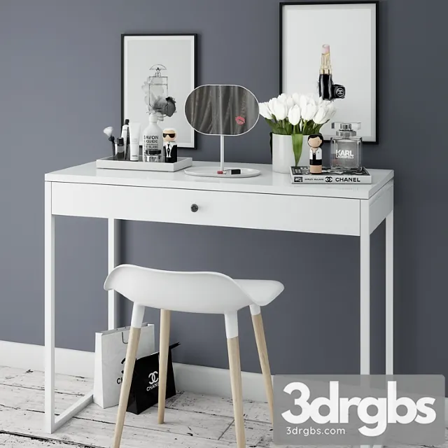Dressing table with decoration 2 3dsmax Download