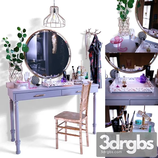 Dressing table with decorative filling 2 3dsmax Download