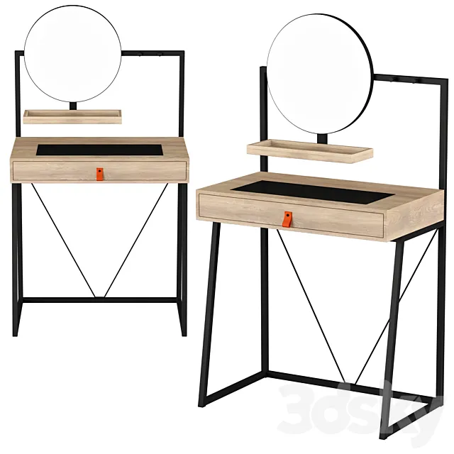 Dressing table with drawer LOU | BUT | Coiffeuse avec tiroir LOU 3DSMax File