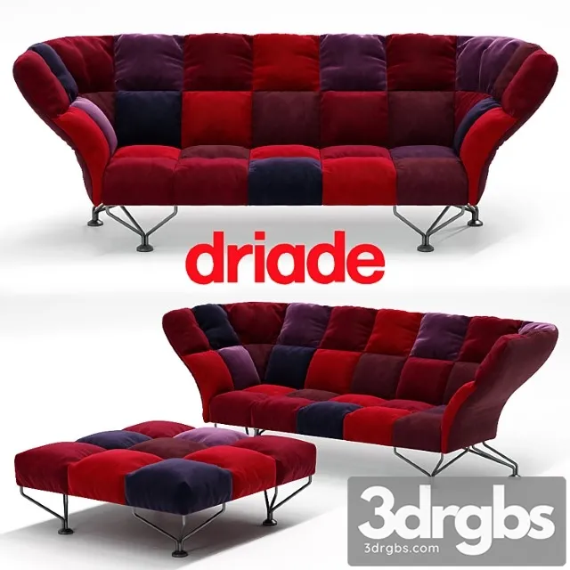 Driade 33 Cuscini Sofa 3dsmax Download
