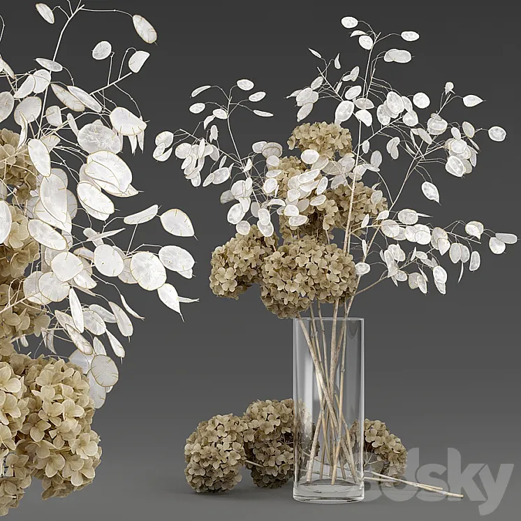 Dried flowers 3DS Max
