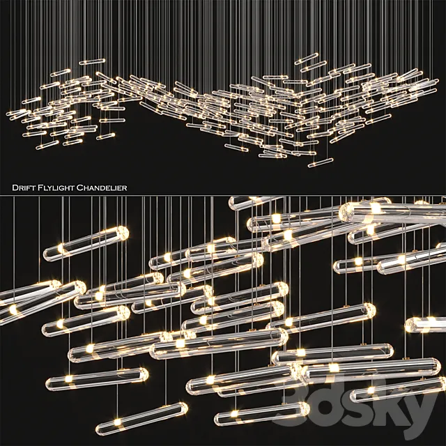 Drift Flylight Chandelier_2 3DS Max Model
