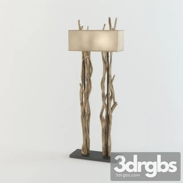 Driftwood Floor Lamp 3dsmax Download