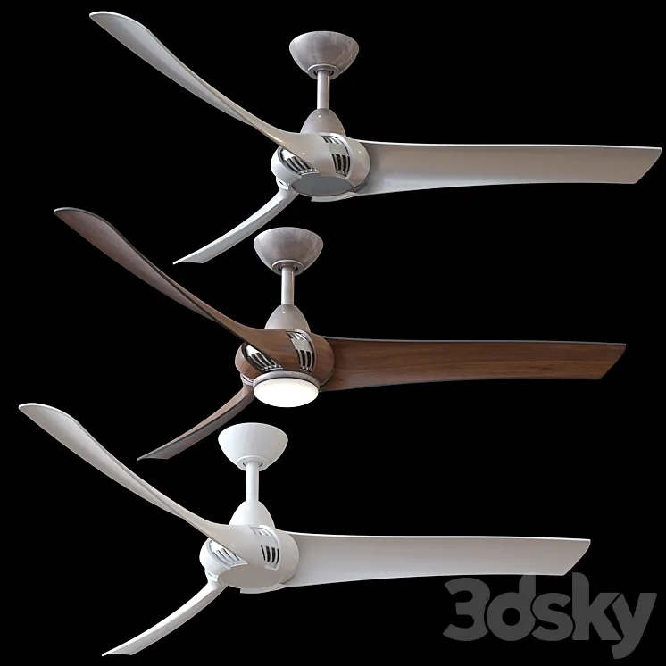 Droid Ceiling Fan 3DS Max