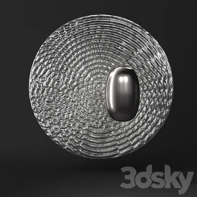 Droplet mini lamp 3ds Max