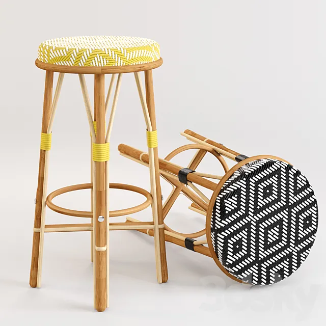 DRUCKER bistro stool 3DS Max Model