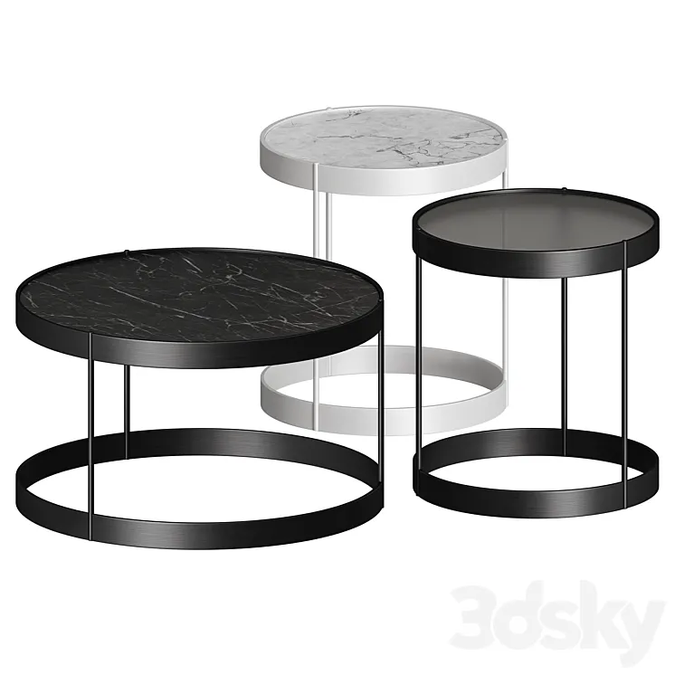 Drum Coffee Table by Bolia 3DS Max Model