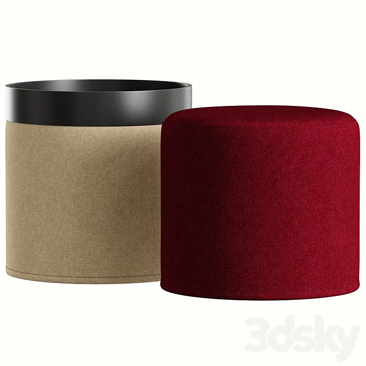 Drum pouf by Softline 3DS Max Model