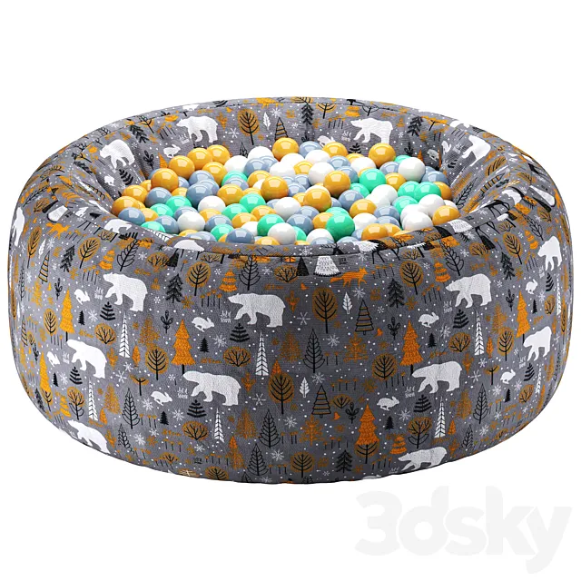 Dry ball pool 3dsMax Model