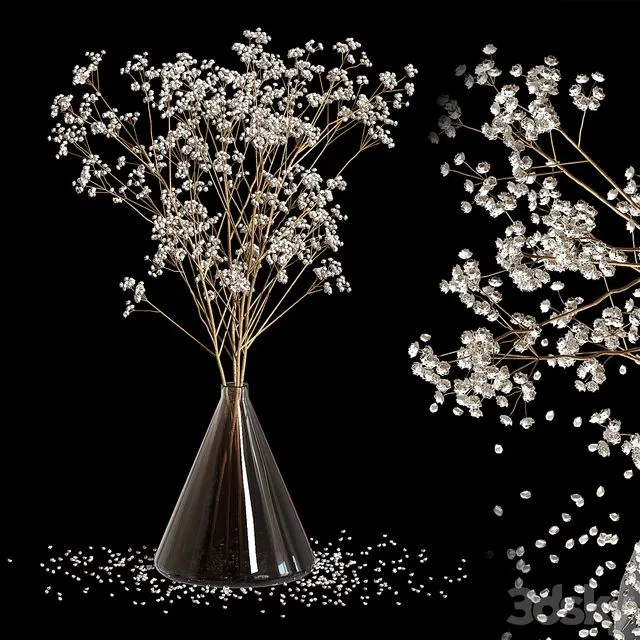 Dry Flowers_2 3dsMax Model