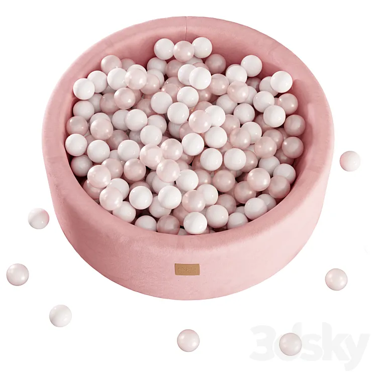 Dry pool BABY BALL PIT from MEOWBABY 3DS Max Model