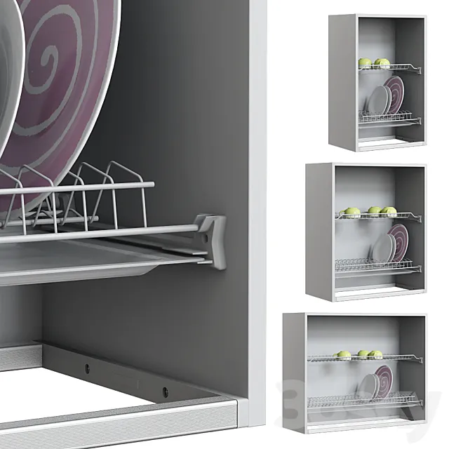 Dryer Kitchen _ Kitchen dish rack 3DSMax File