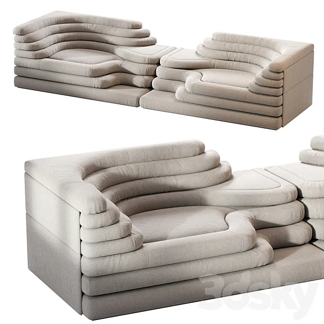 DS-1025 TERRAZZA LOUNGE 3DS Max Model