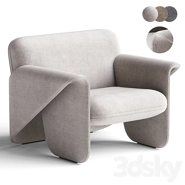 DS 125 armchair De Sede 3ds Max