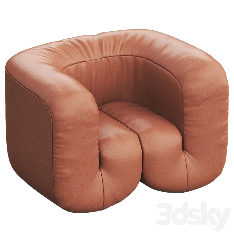 DS-707 Leather armchair By de Sede 3DS Max