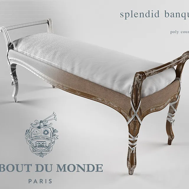 Du Bout Du Monde splendid banquette 3DS Max Model