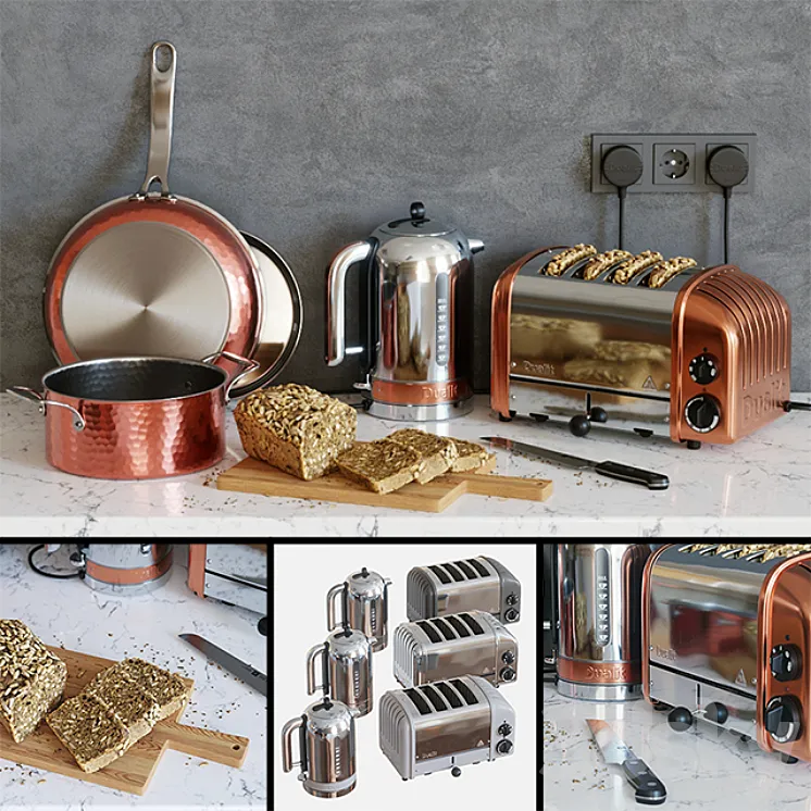 Dualit Toaster Set 3DS Max