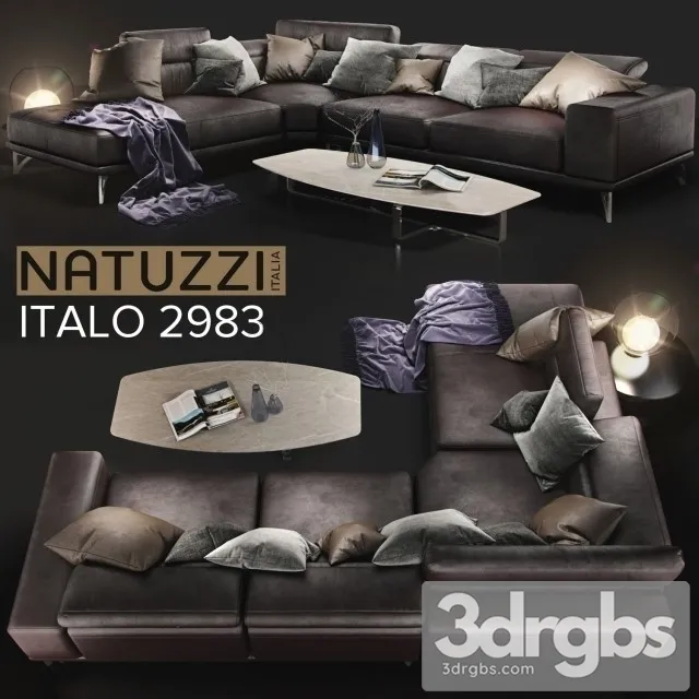 Duca Natuzzi Italia Sofa 3dsmax Download