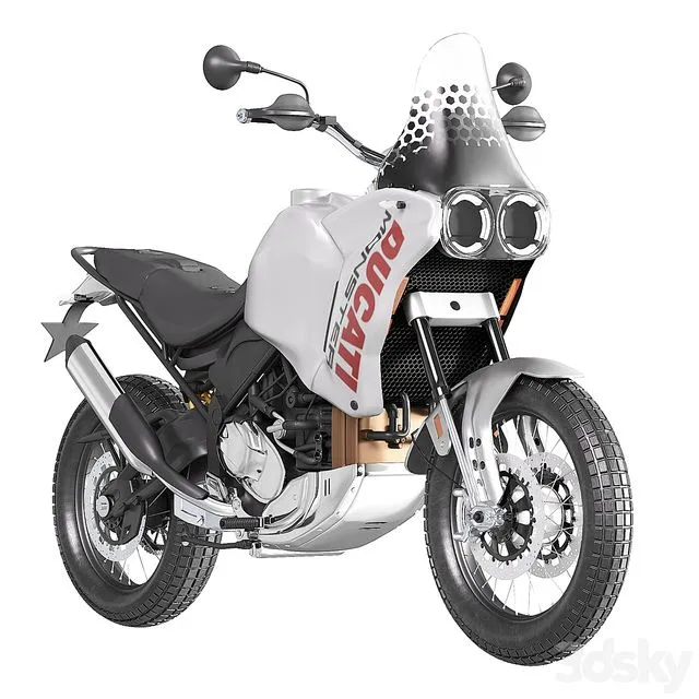 Ducati Desertx 3dsMax Model