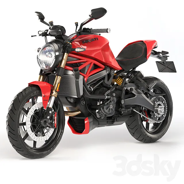 Ducati Monster 1200 S 3ds Max