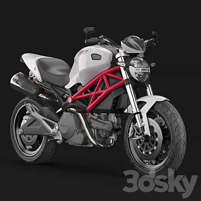 Ducati Monster 696 3DSMax File