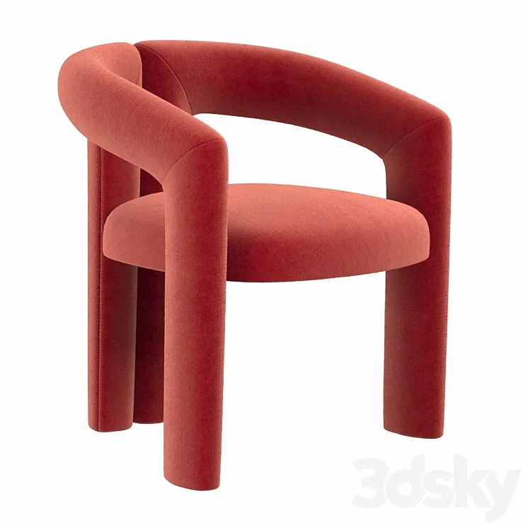 Dudet chair by Cassina 3DS Max