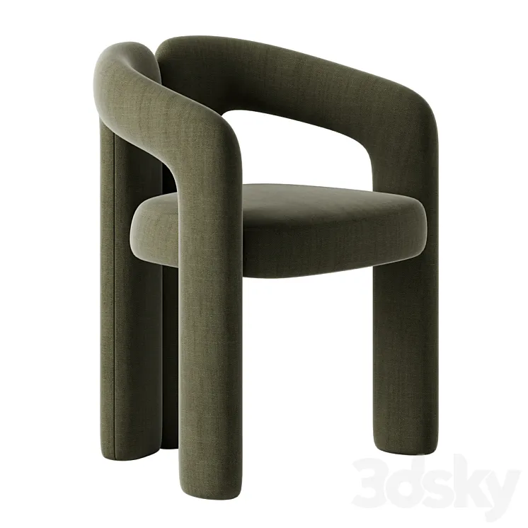 Dudet chair by Cassina 3DS Max