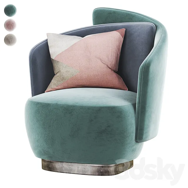 DUETTO ARMCHAIR Softhouse 3ds Max