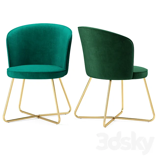 Duhome Accent Chair Vanity Chair 3ds Max