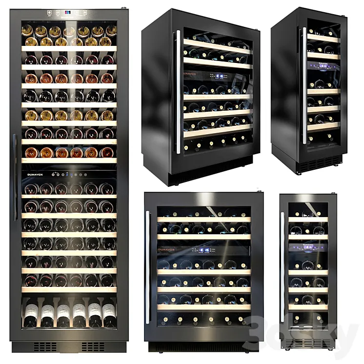 Dunavox Wine cabinet 2 3DS Max