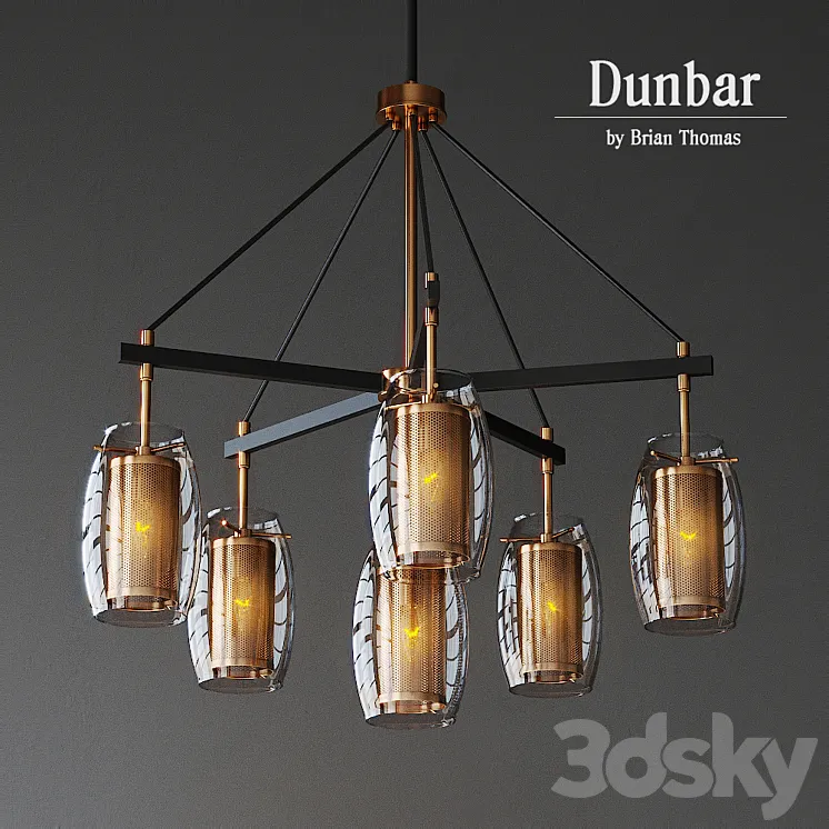 Dunbar 6 Light Chandelier | Savoy house 3DS Max