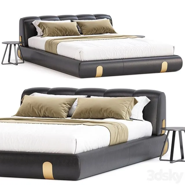 Dune bed by shake design 3dsMax Model