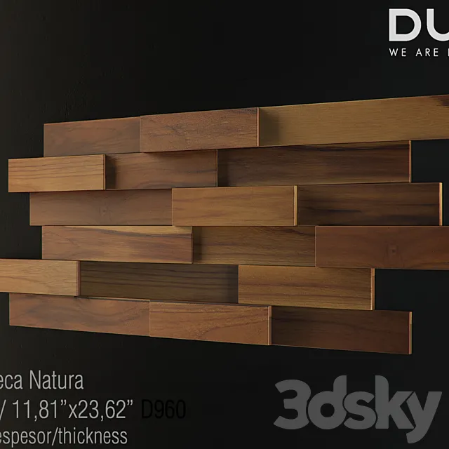 DUNE – TECA NATURA 3ds Max