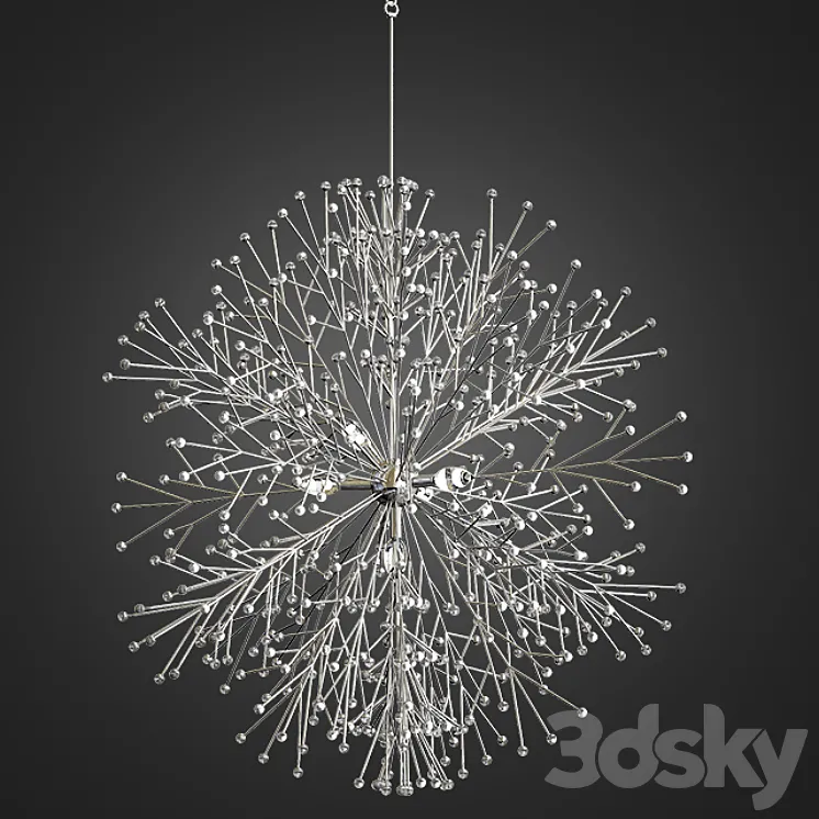 Dunkirk Chandelier by Hudson Valley Lighting 3DS Max