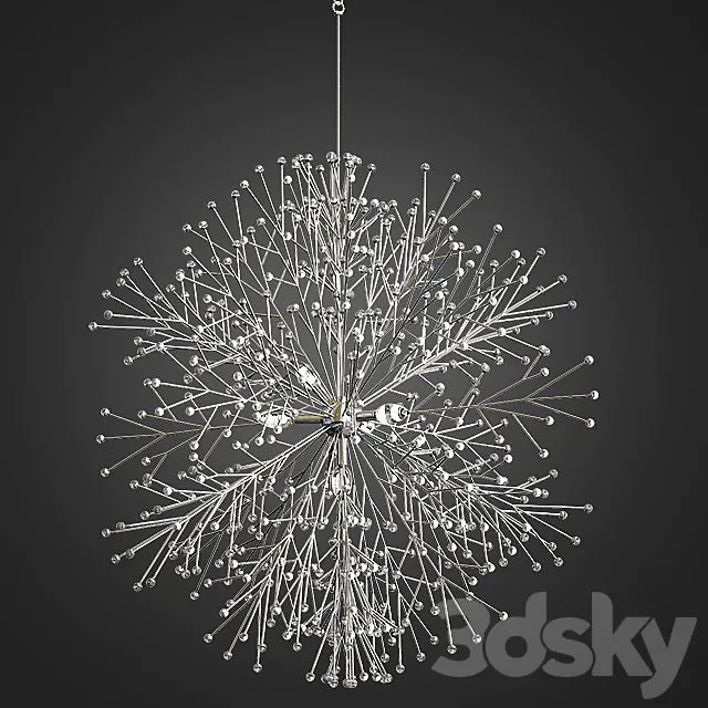 Dunkirk Chandelier by Hudson Valley Lighting 3DSMax File