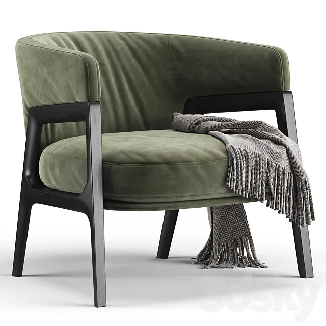 Duo Armchair 3ds Max