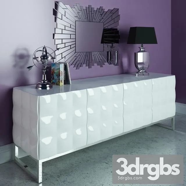 Dupen W 751 White Sideboard 3dsmax Download