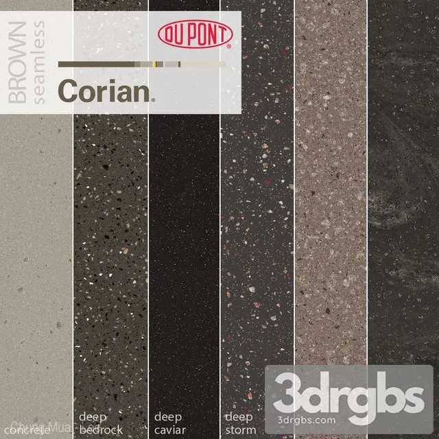 Dupont Corian Kitchen Countertops Brown 3 3dsmax Download