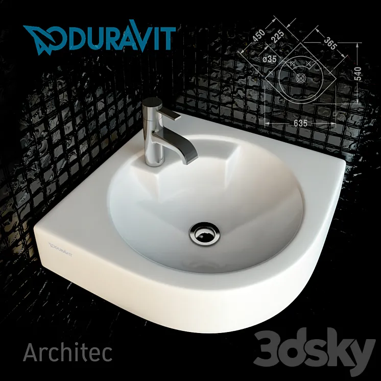 Duravit architec 3DS Max