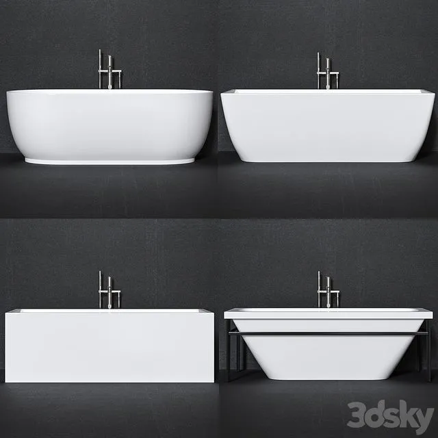 Duravit Bath Set 1 3dsMax Model