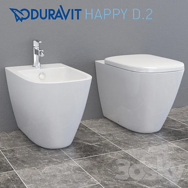 Duravit HAPPY D2 3ds Max