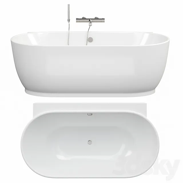 Duravit Luv Badewanne Vorwandversion 3ds Max