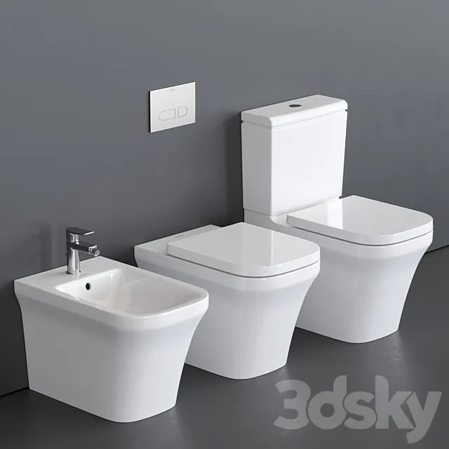 Duravit P3 Comforts WC 3ds Max