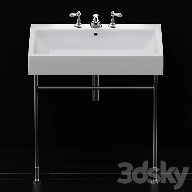 Duravit VERO AIR Console washbasin 3ds Max