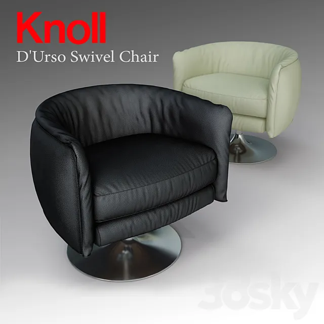 D’Urso Swivel Chair 3DSMax File