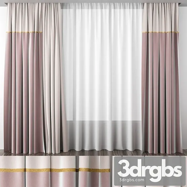 Dusty rose curtains