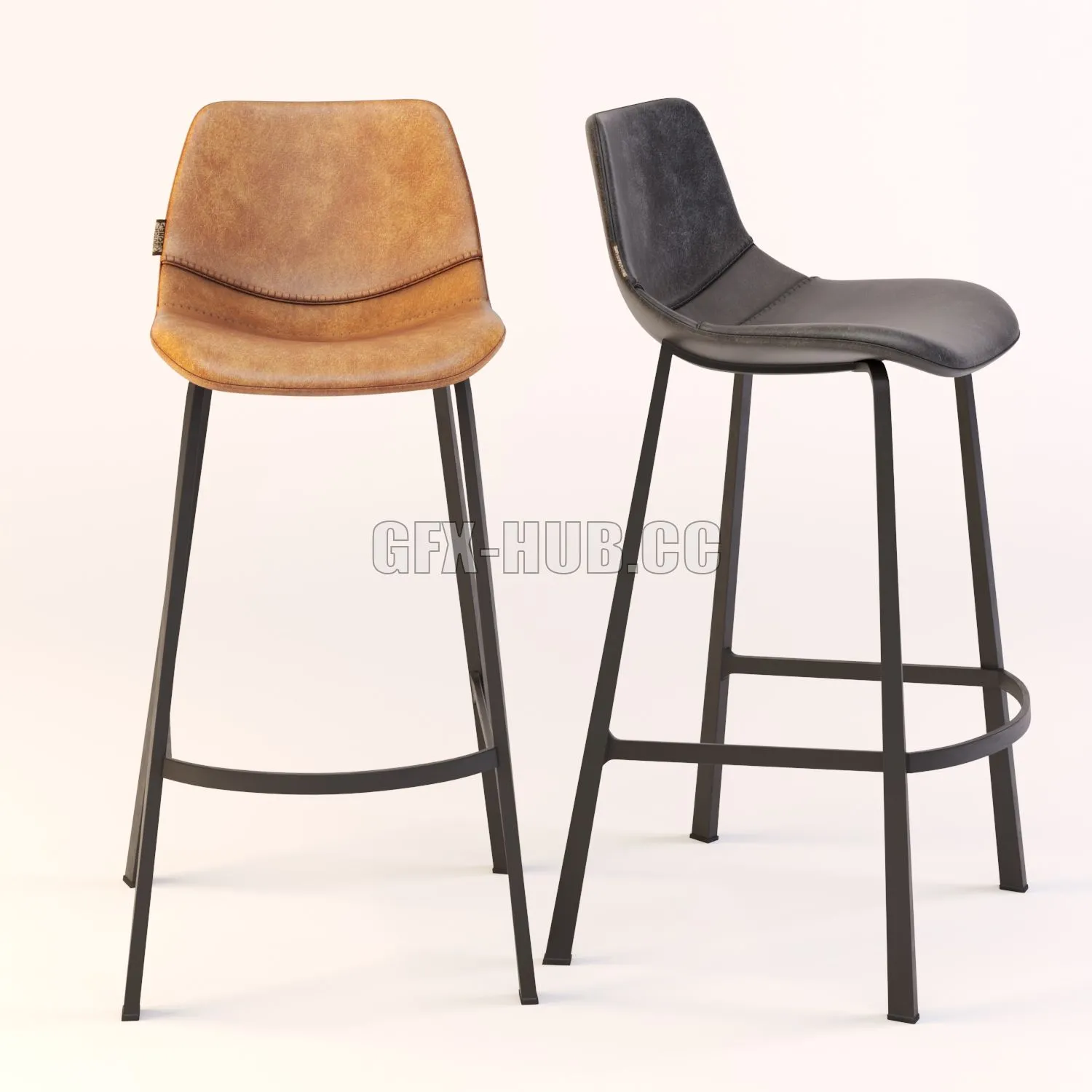 Dutchbone FRANKY barstool 3dsMax Model